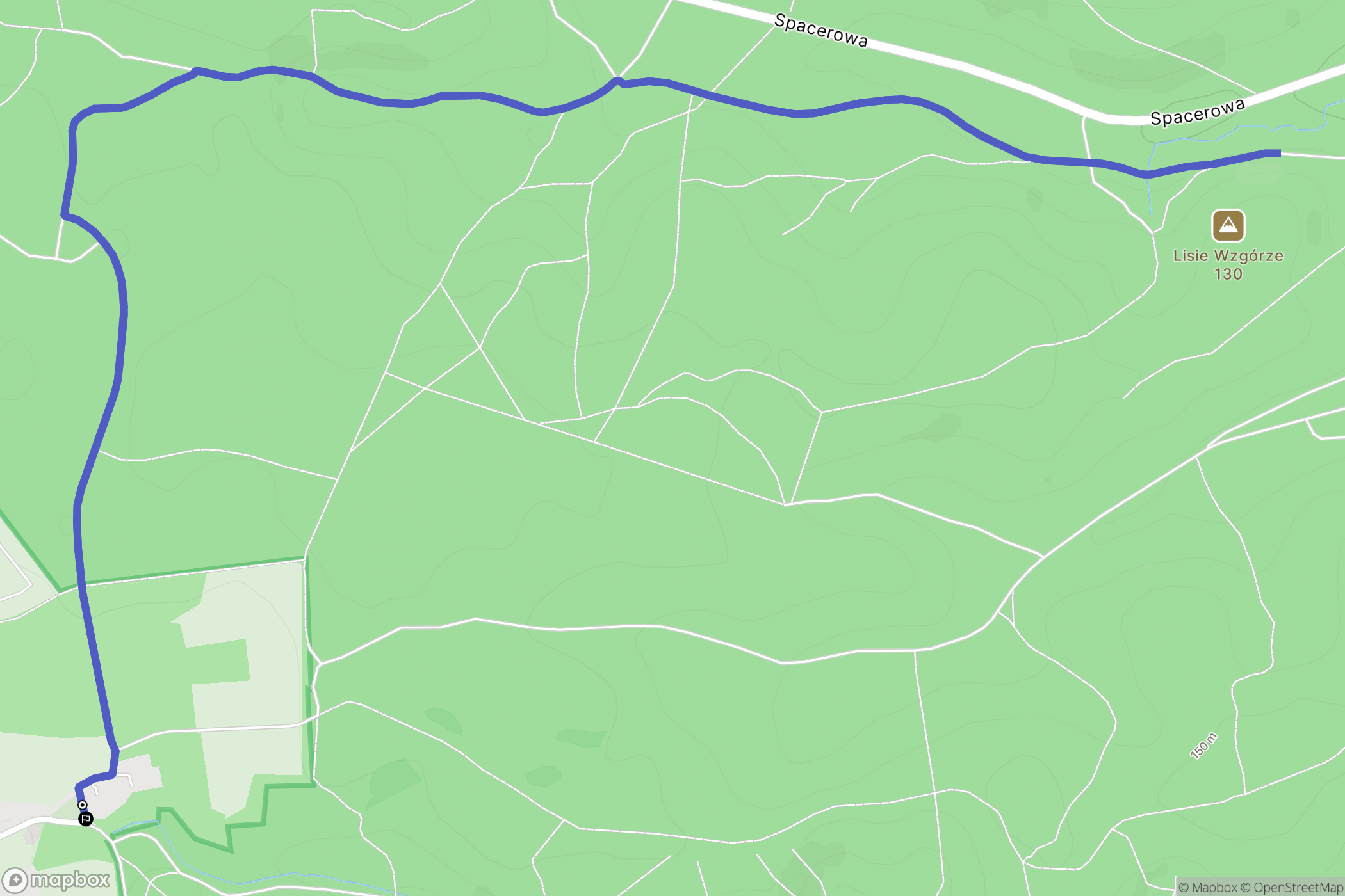 Gdańsk: mapa trasy - Poland