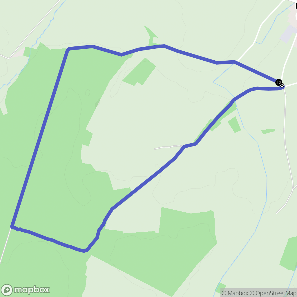 Genay : carte du parcours de randonnée - France
