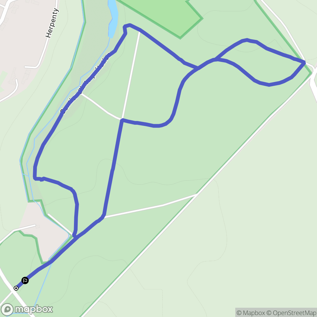 Bléré : carte du parcours de randonnée - France