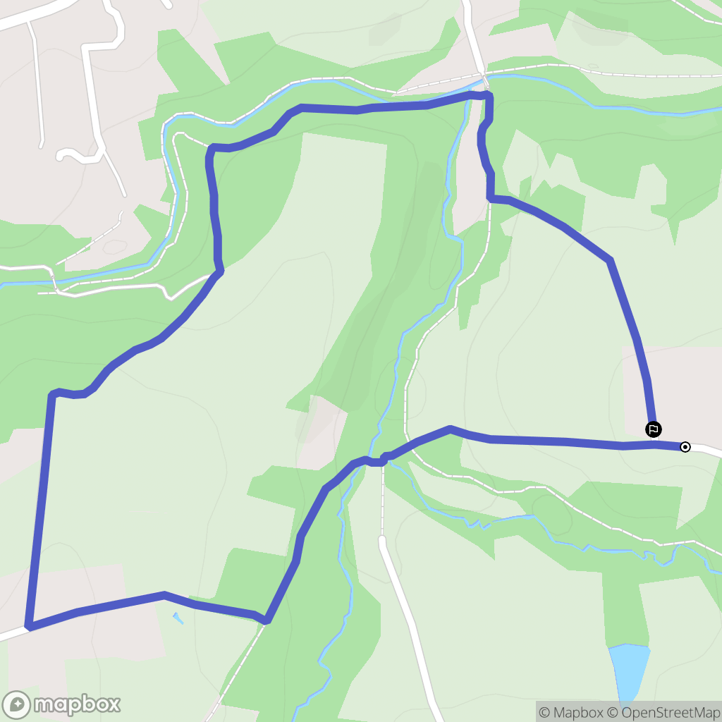 Francheville : carte du parcours de randonnée - France