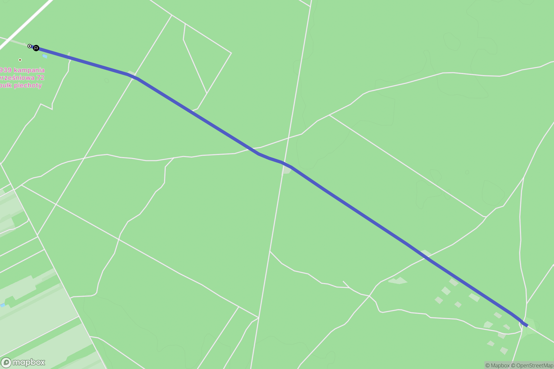 Augustów: mapa trasy - Poland