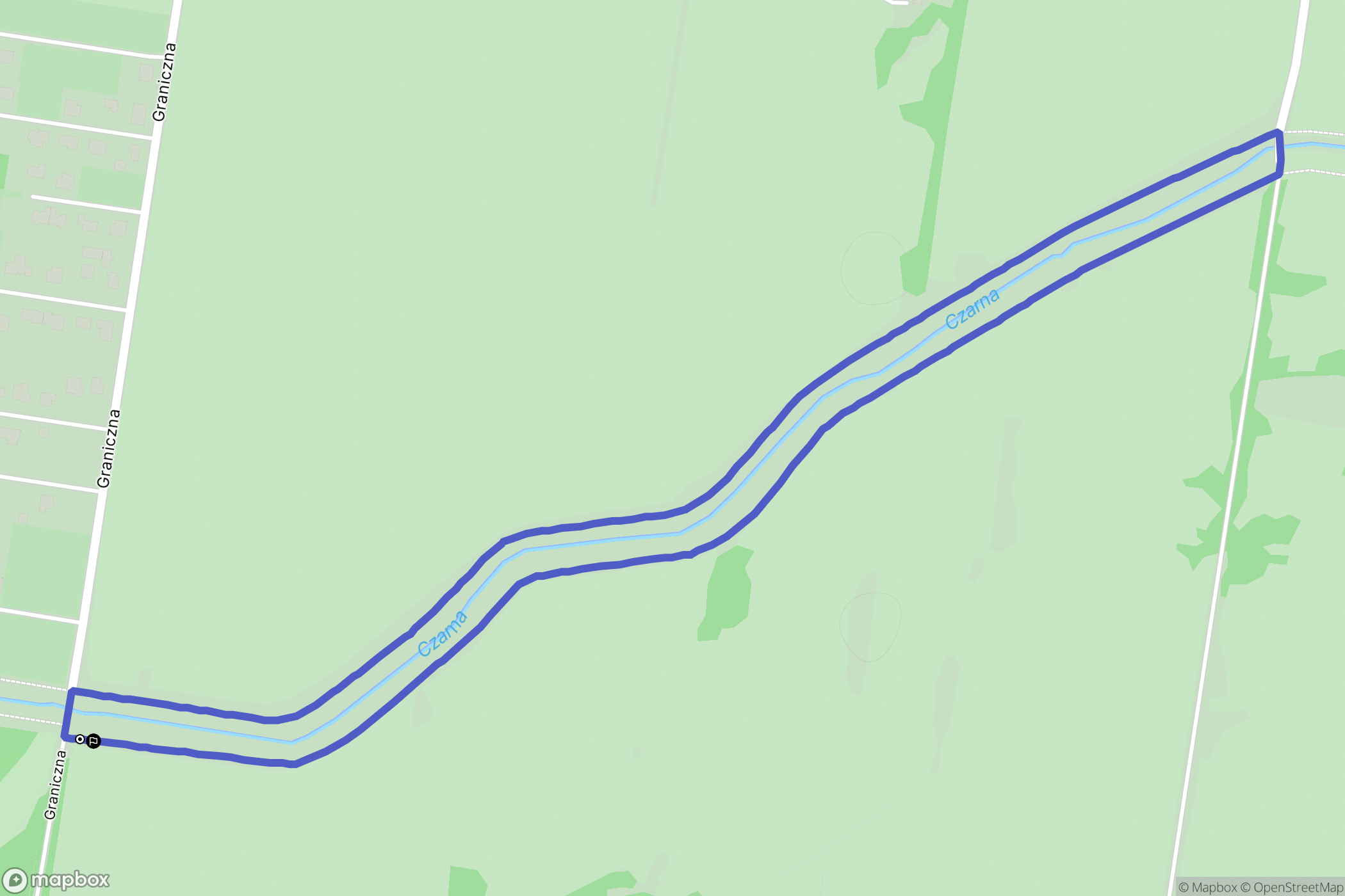 Stanisławów Pierwszy: mapa trasy - Poland