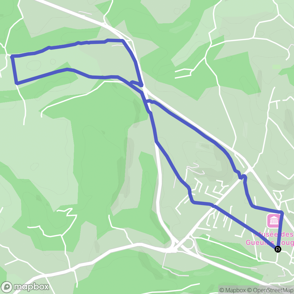 Tourves : carte du parcours de randonnée - France