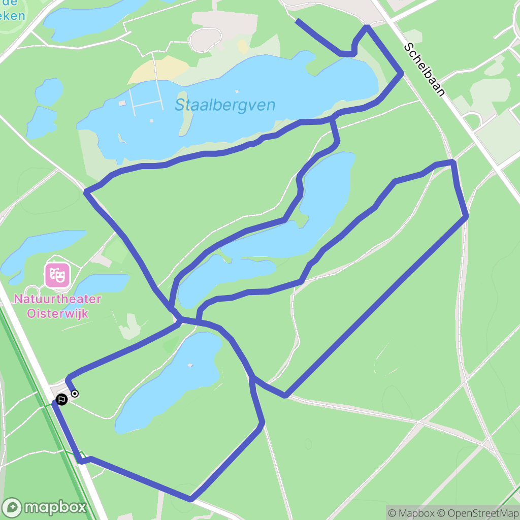 Oisterwijk: routekaart voor buitenactiviteiten - Netherlands