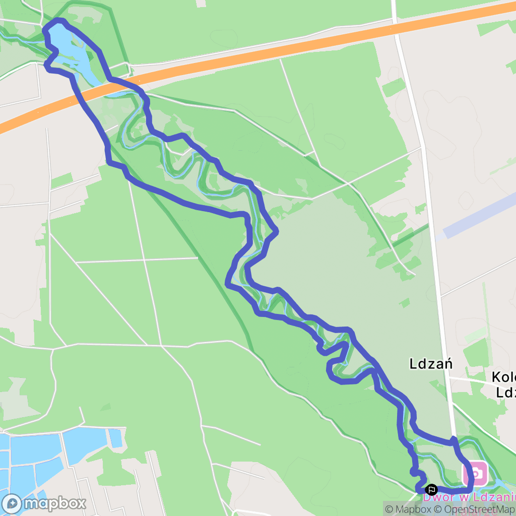 Talar: mapa trasy - Poland