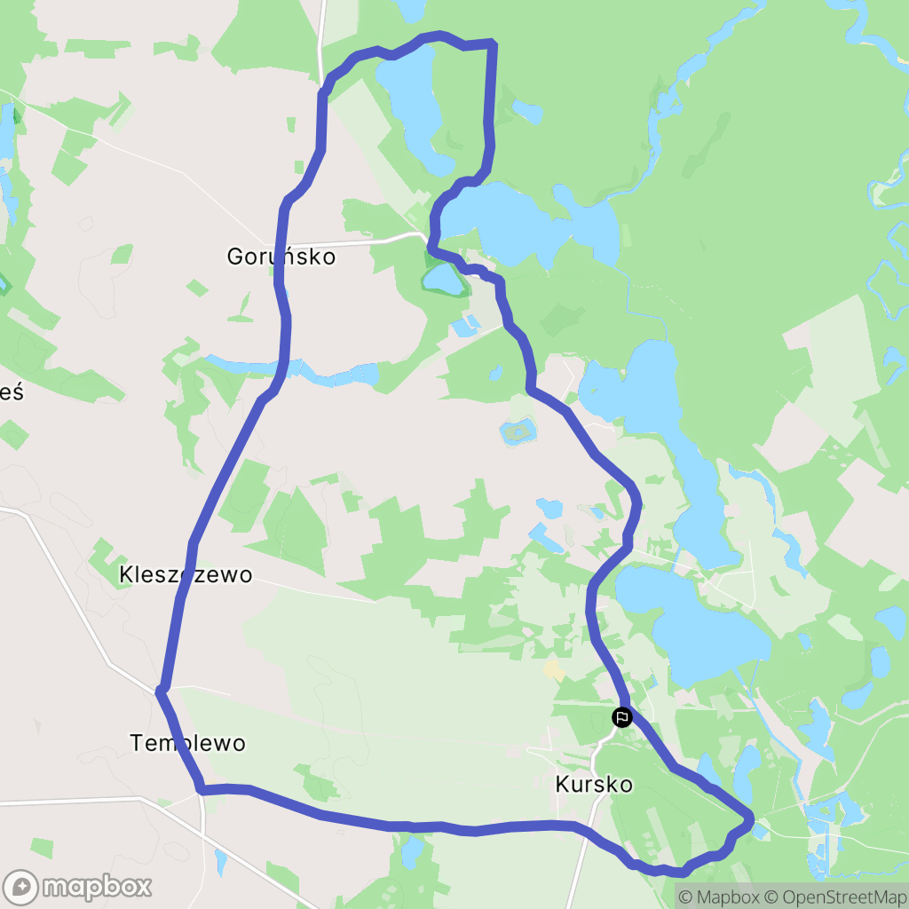 Kursko: mapa trasy - Poland