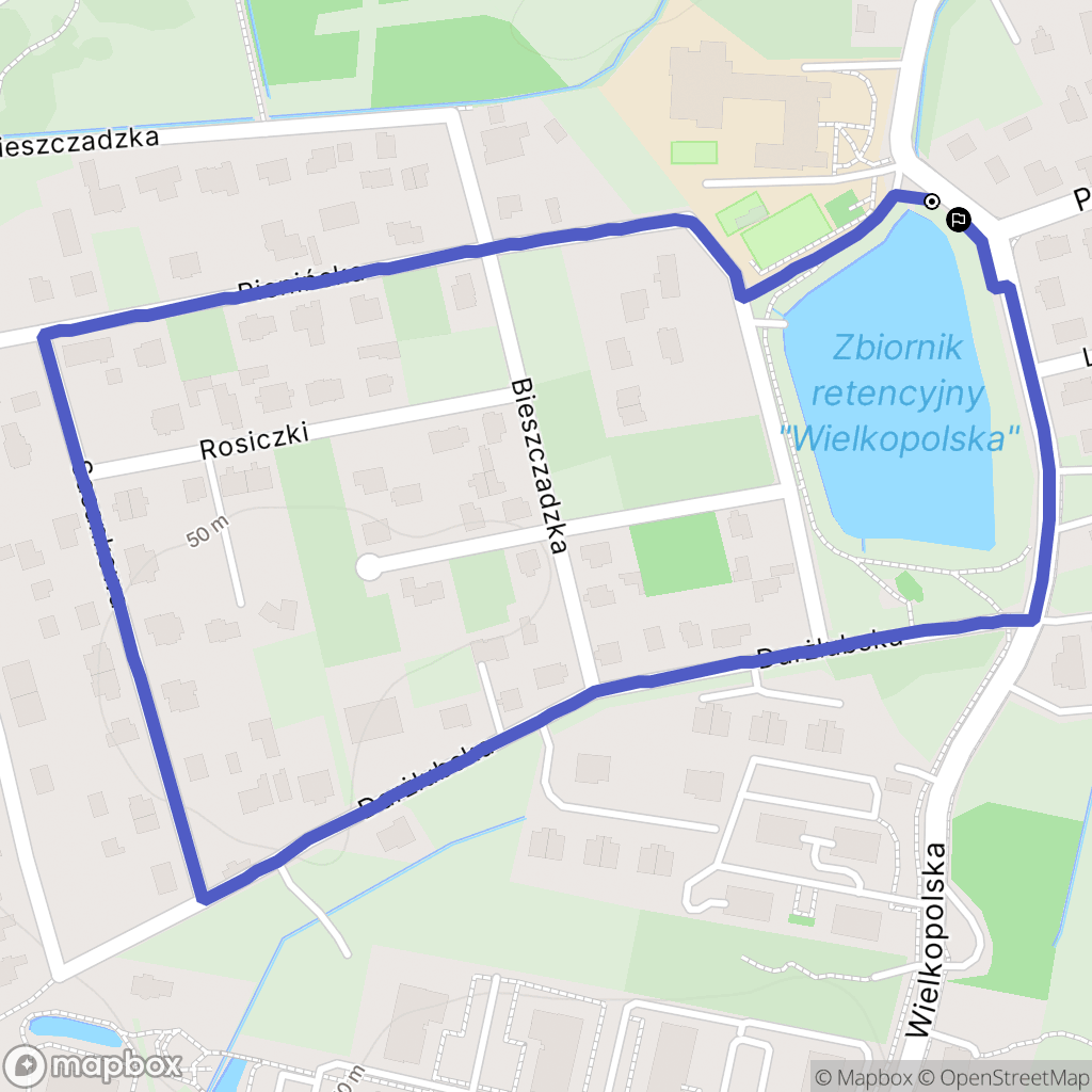 Gdańsk: mapa trasy - Poland
