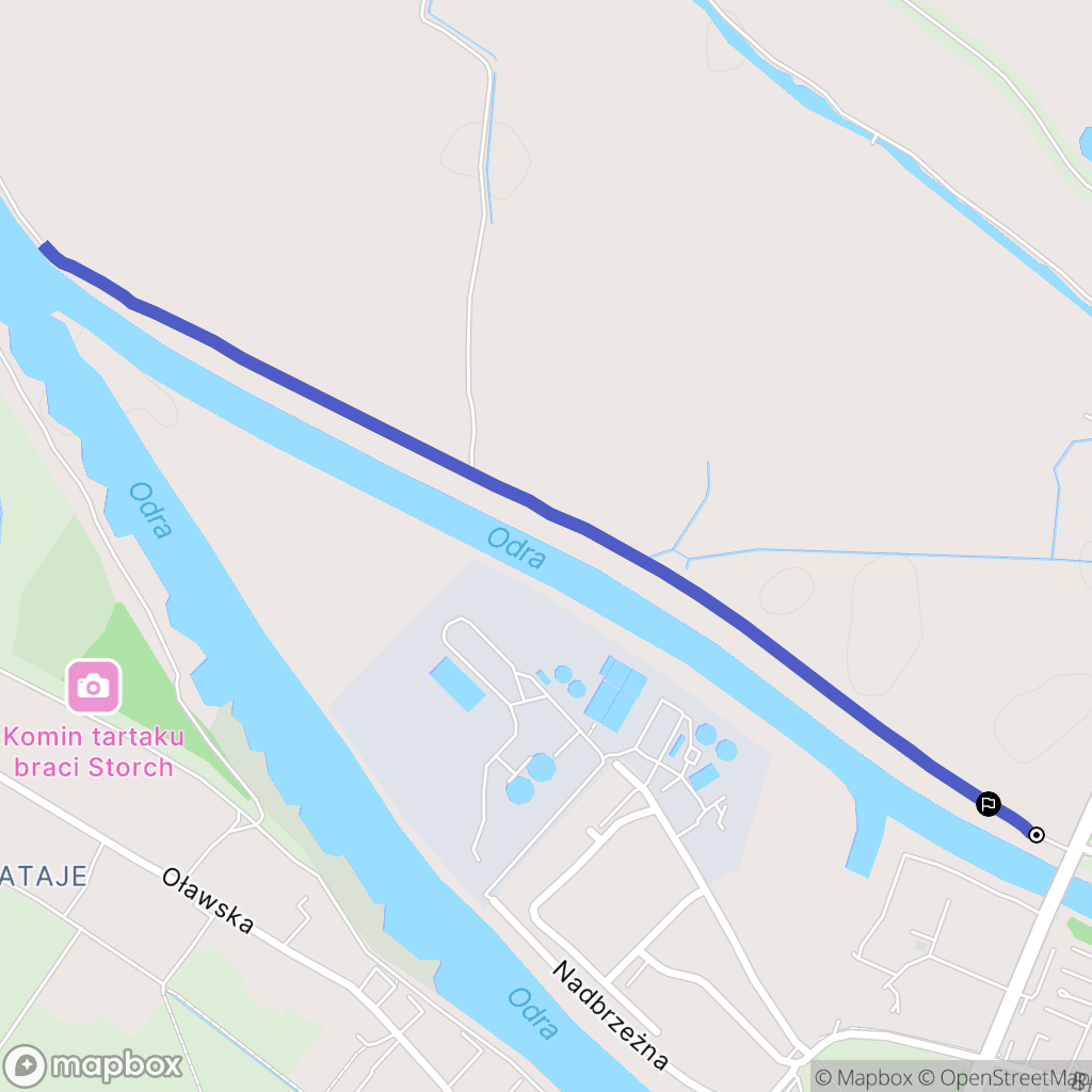 Brzeg: mapa trasy - Poland