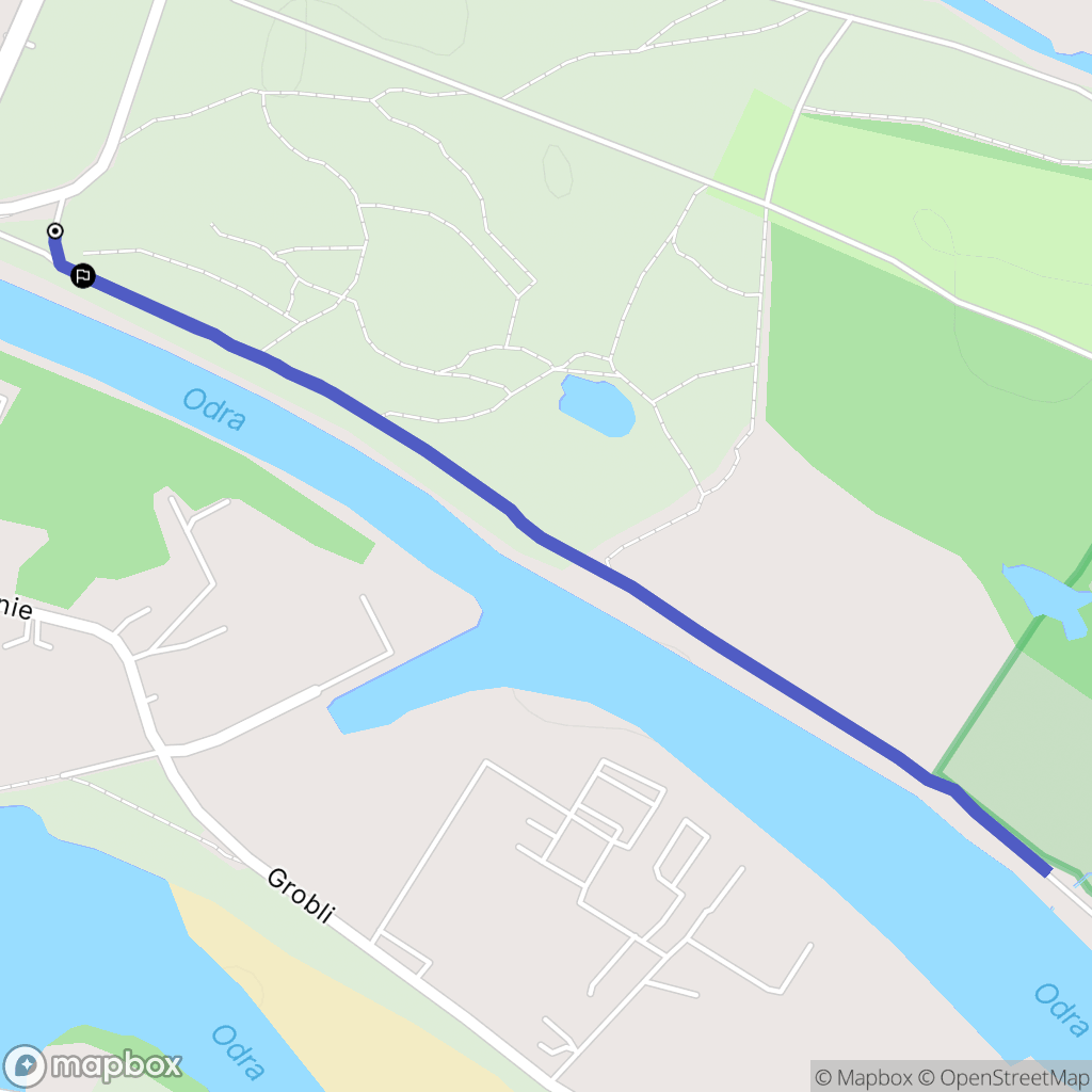 Brzeg: mapa trasy - Poland