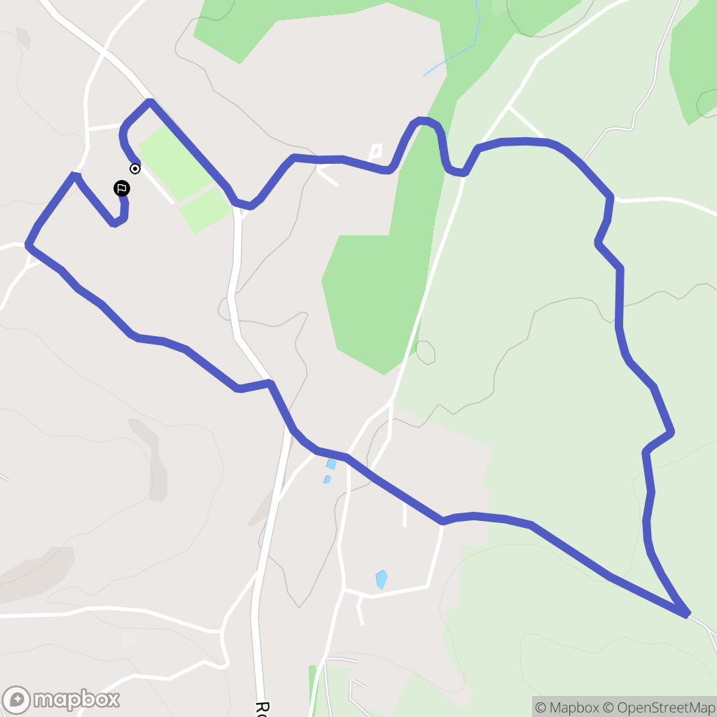 Hadol : carte du parcours de randonnée - France