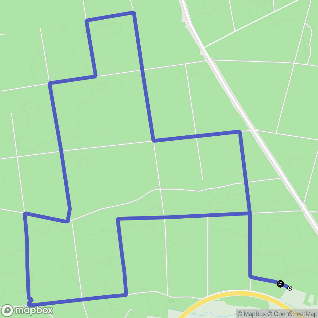 Haguenau : carte du parcours de randonnée - France