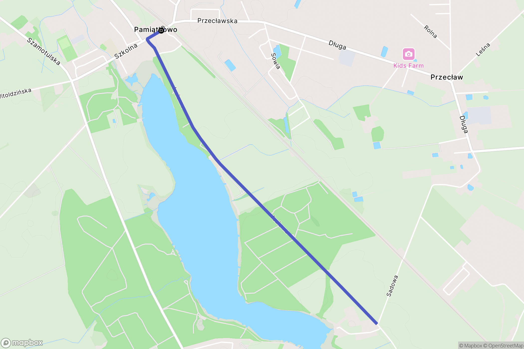 Pamiątkowo: mapa trasy - Poland