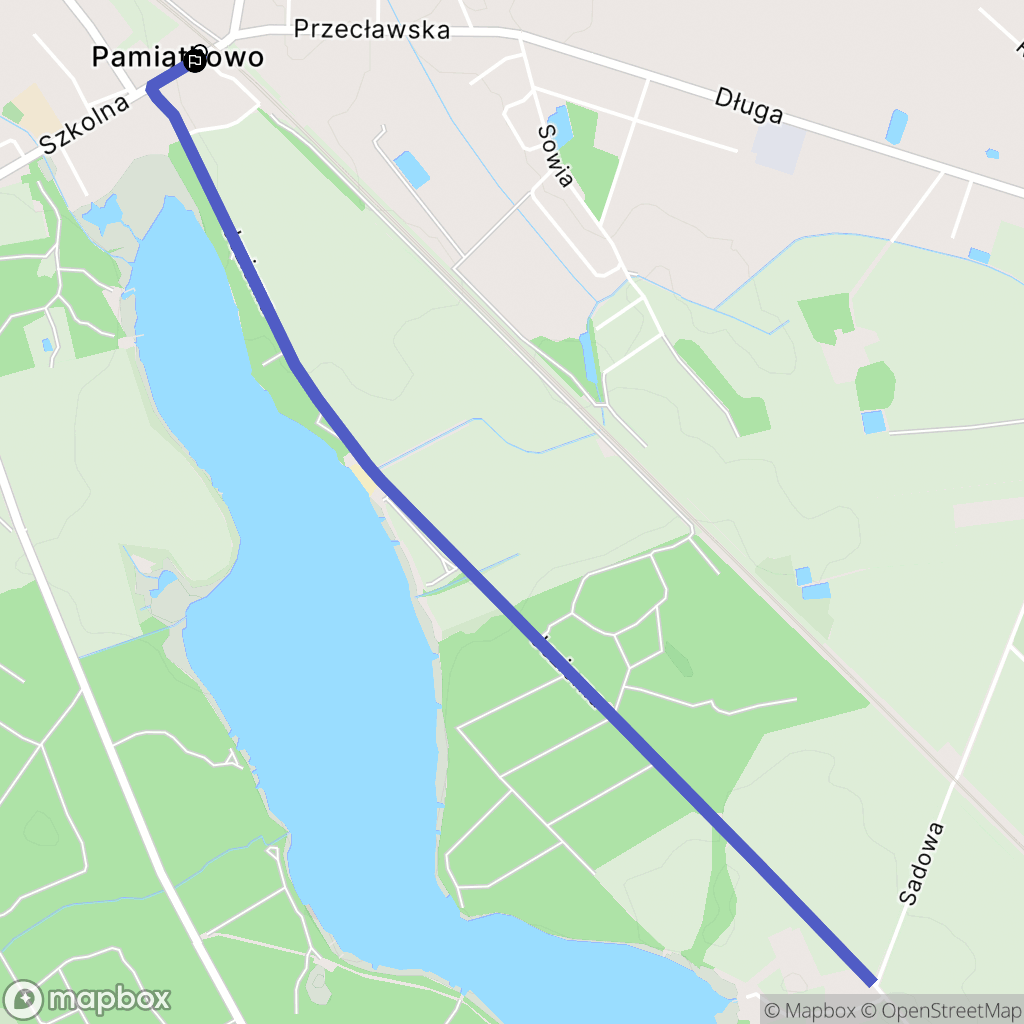 Pamiątkowo: mapa trasy - Poland