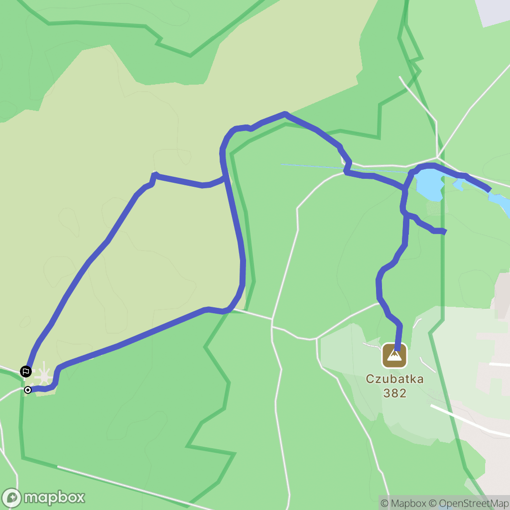 Klucze: mapa trasy - Poland