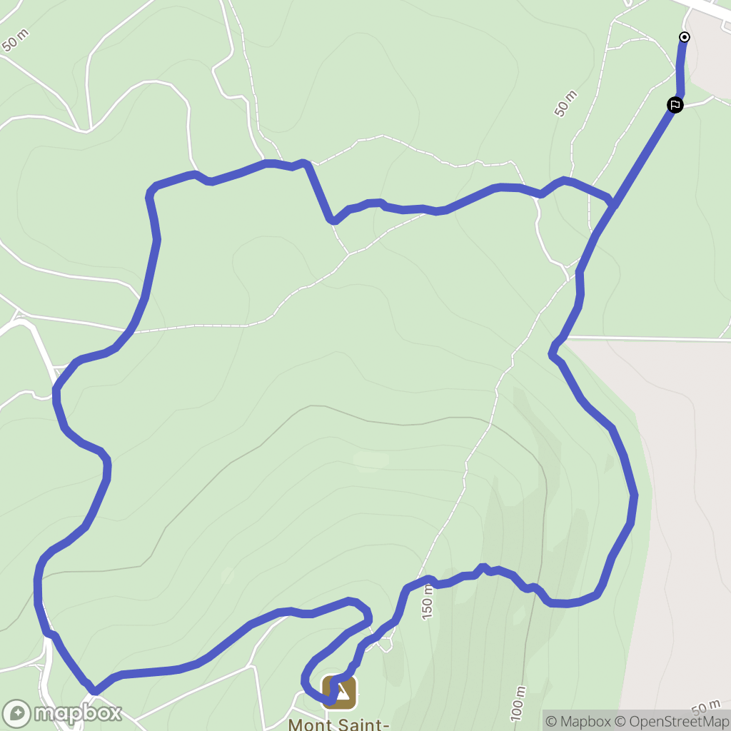 Villeneuve-lès-Maguelone : carte du parcours de randonnée - France