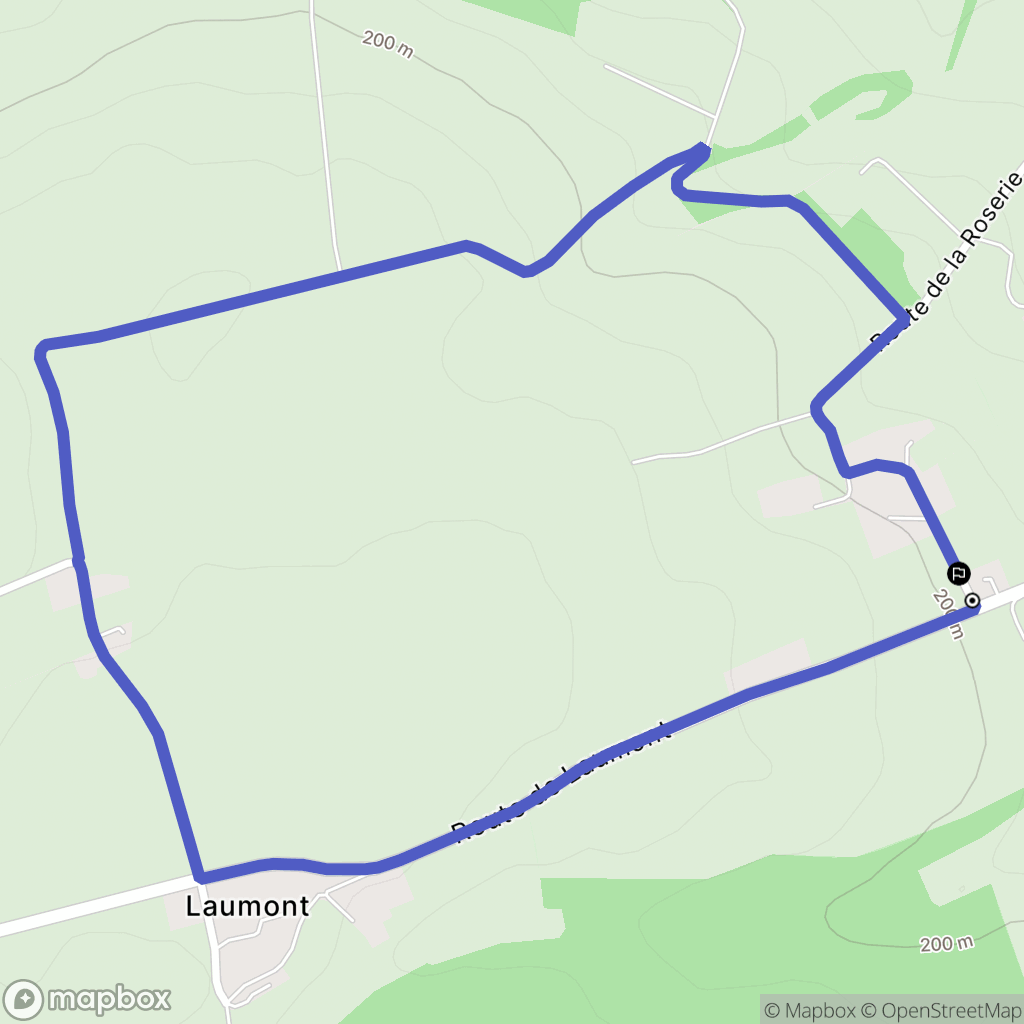 Seulline : carte du parcours de randonnée - France