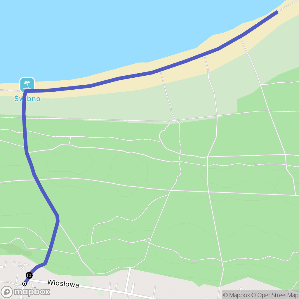 Gdańsk: mapa trasy - Poland