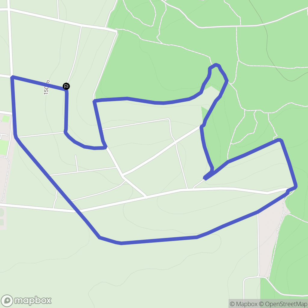 Cernay-lès-Reims : carte du parcours de randonnée - France