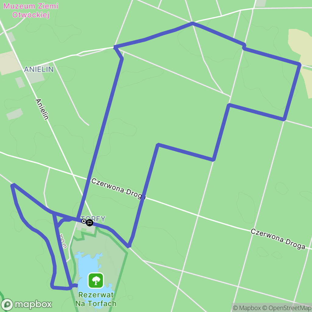 Karczew: mapa trasy - Poland
