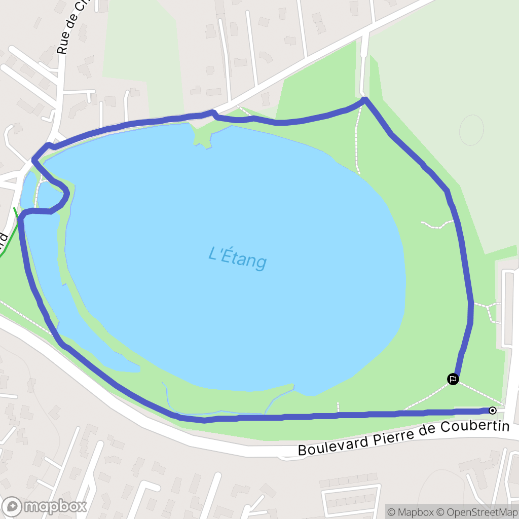 Savigneux : carte du parcours de randonnée - France