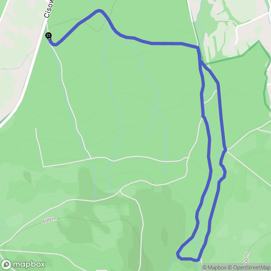Jaworze: mapa trasy - Poland