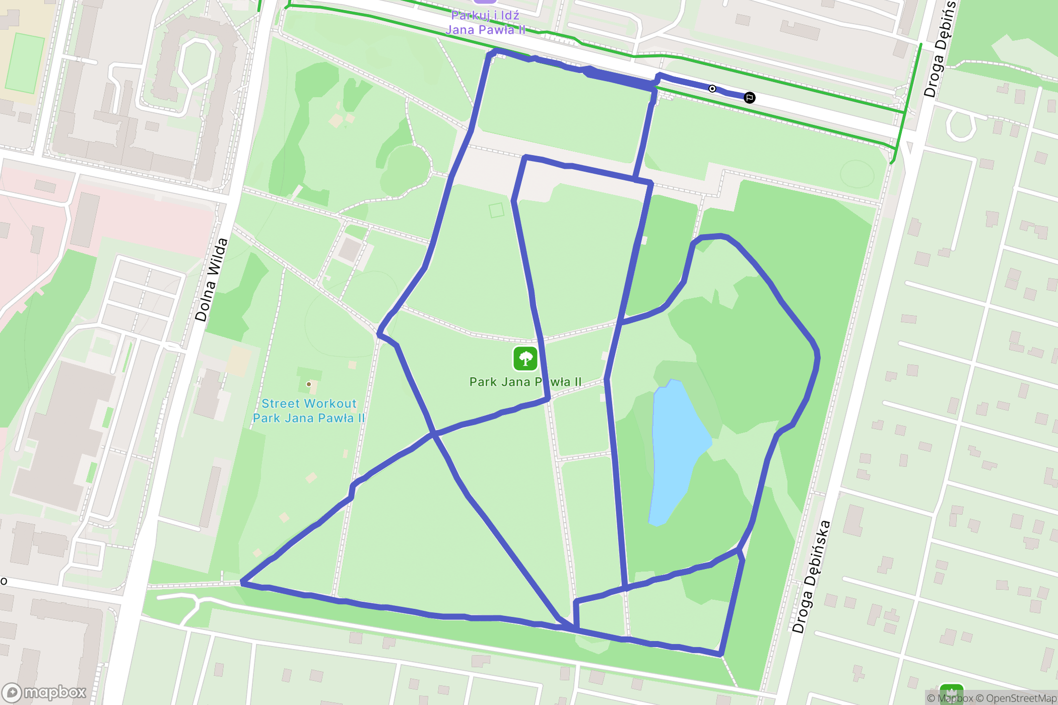 Poznań: mapa trasy - Poland