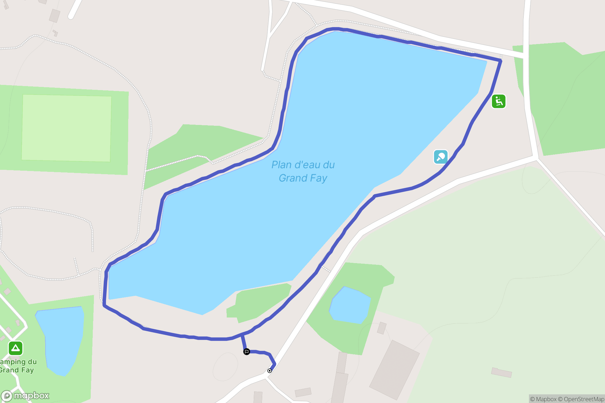 Saint-Père-en-Retz : carte du parcours de randonnée - France
