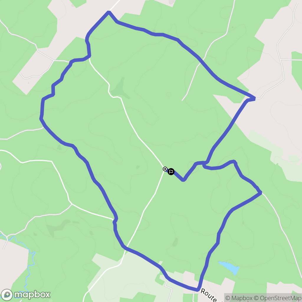 Saint-Pierre-d'Eyraud : carte du parcours de randonnée - France