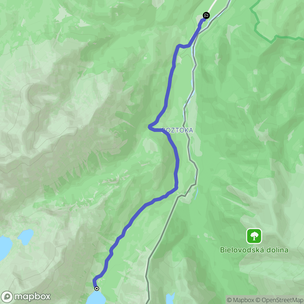 Zakopane: mapa trasy - Poland