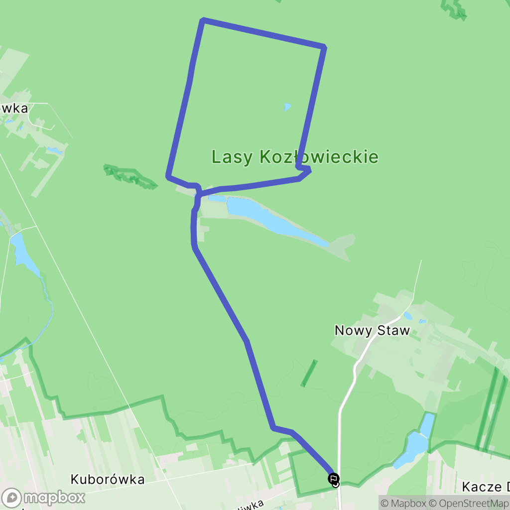 Nasutów: mapa trasy - Poland