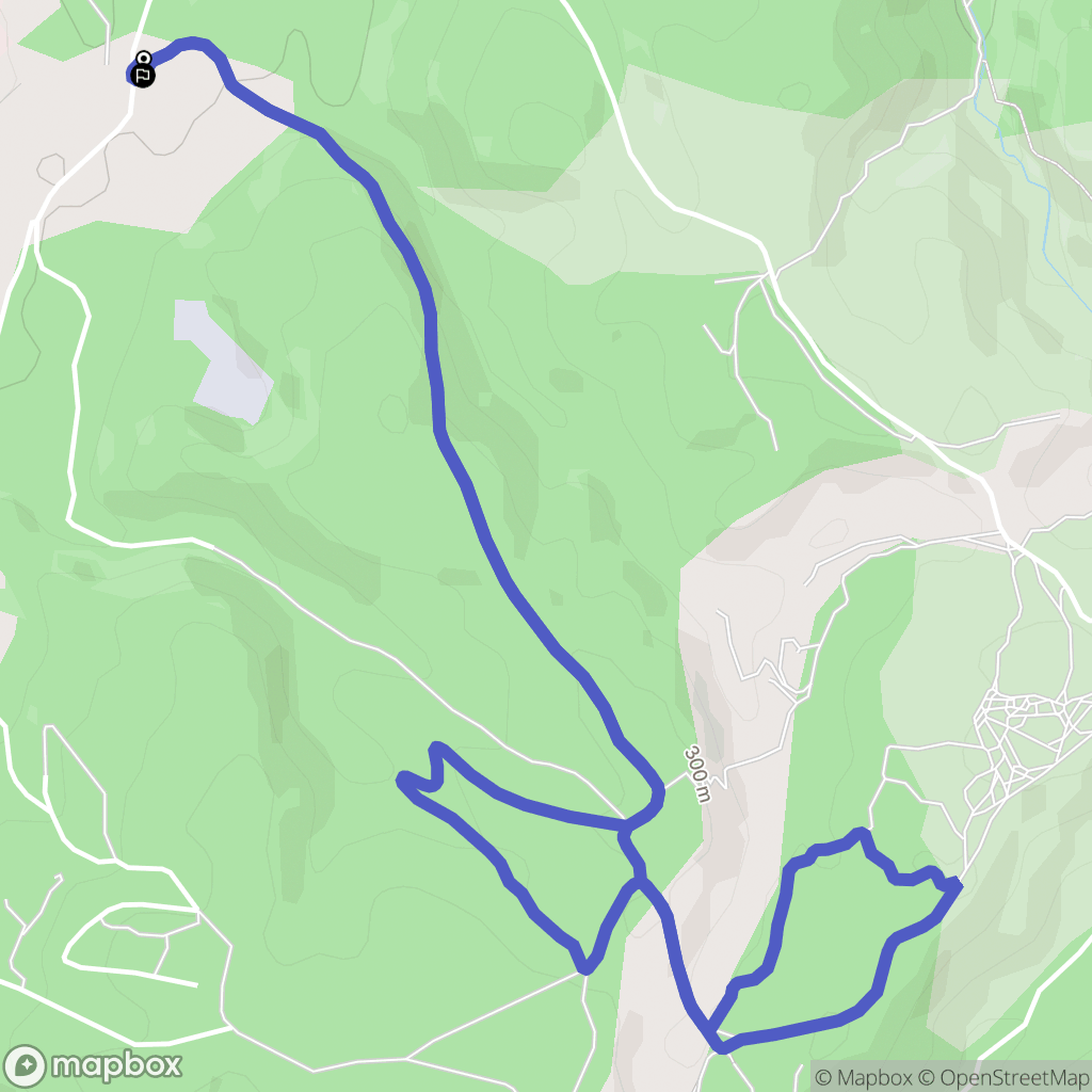 Aix-en-Provence : carte du parcours de randonnée - France