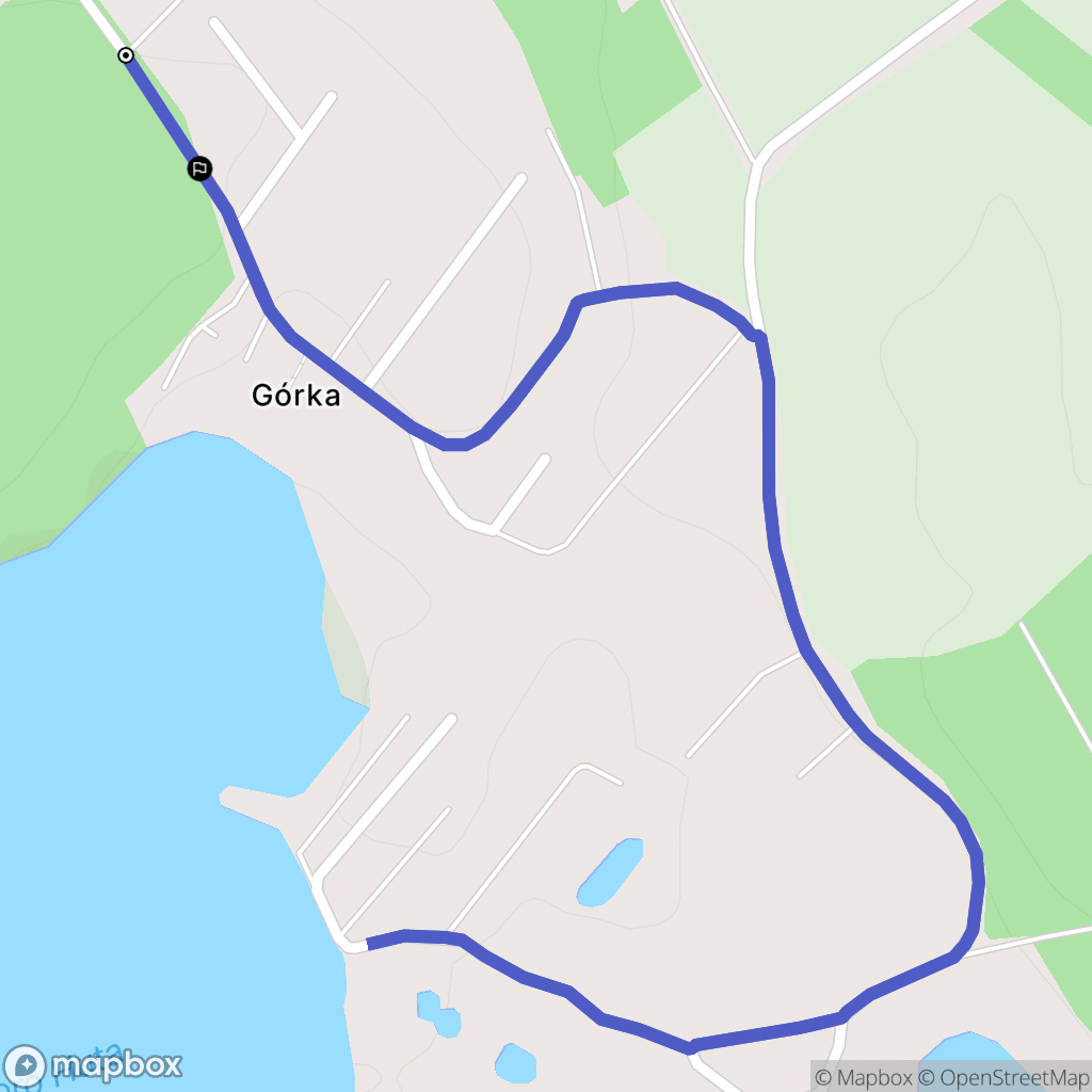 Huta: mapa trasy - Poland