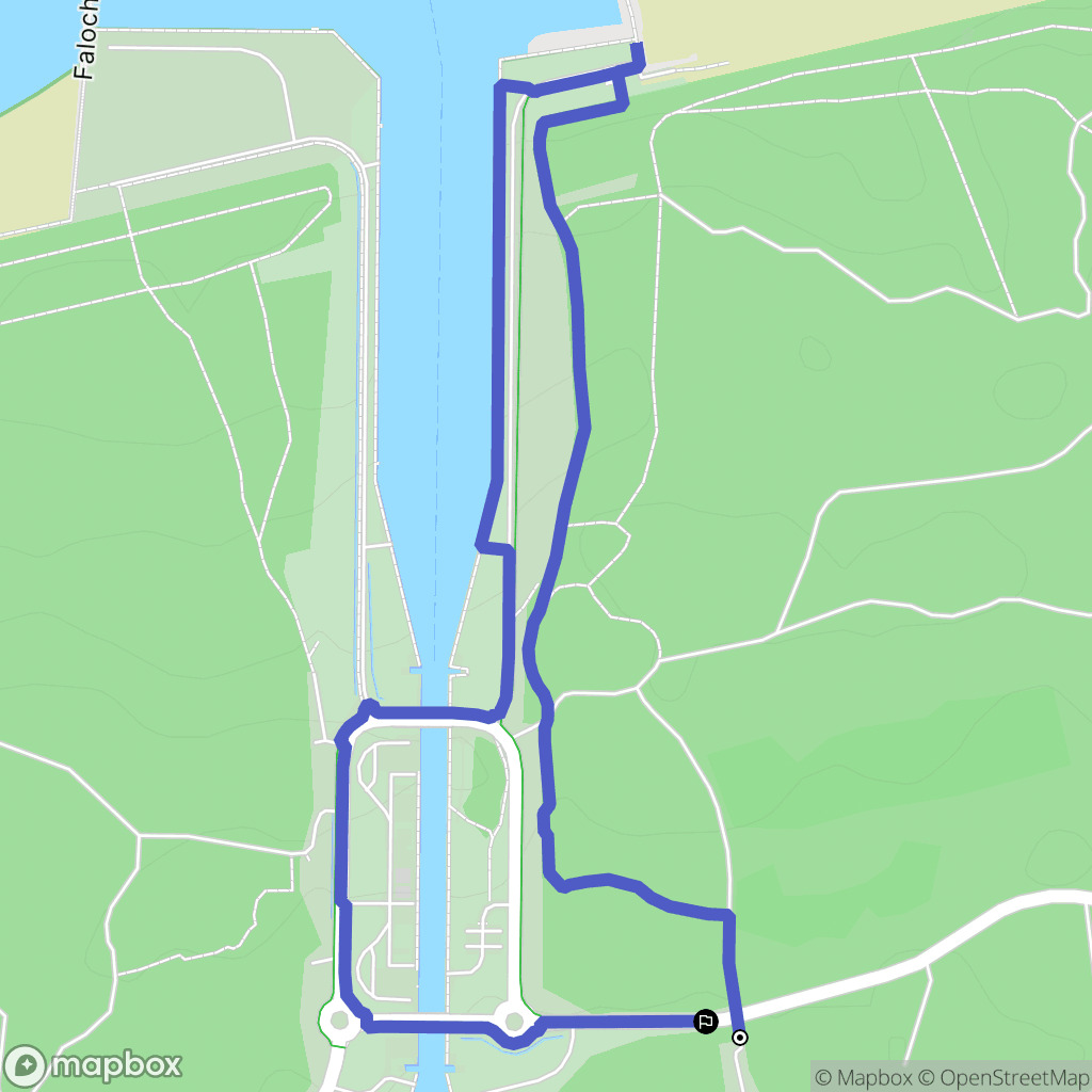 Krynica Morska: mapa trasy - Poland