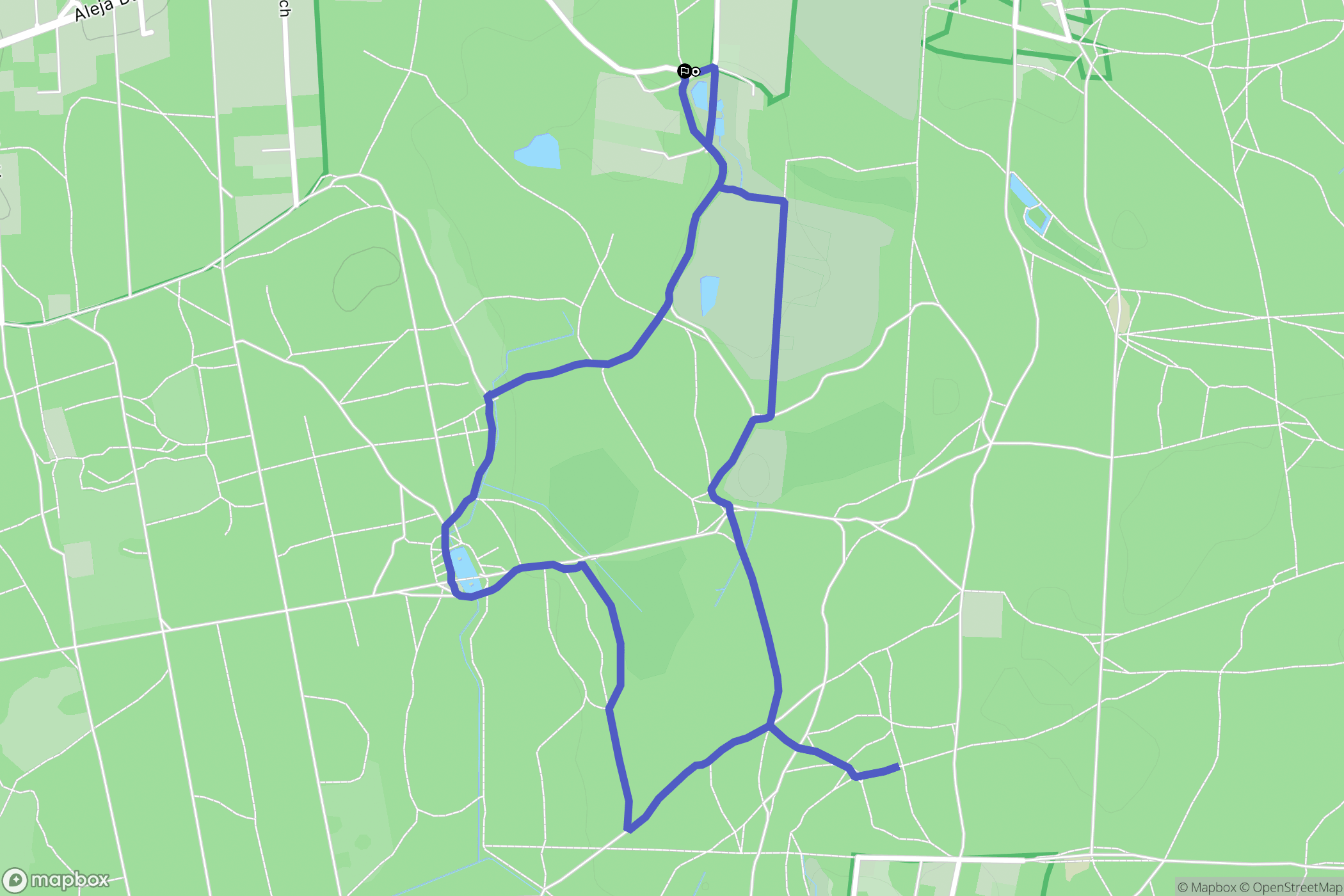 Warszawa: mapa trasy - Poland