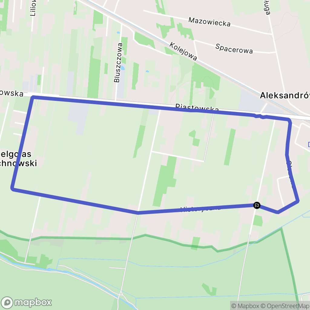Wielgolas Duchnowski: mapa trasy - Poland