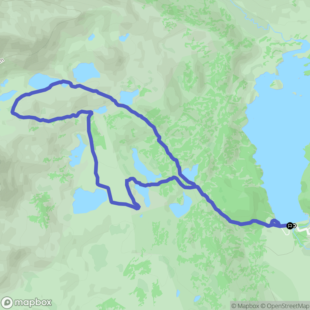 Angoustrine-Villeneuve-des-Escaldes : carte du parcours de randonnée - France