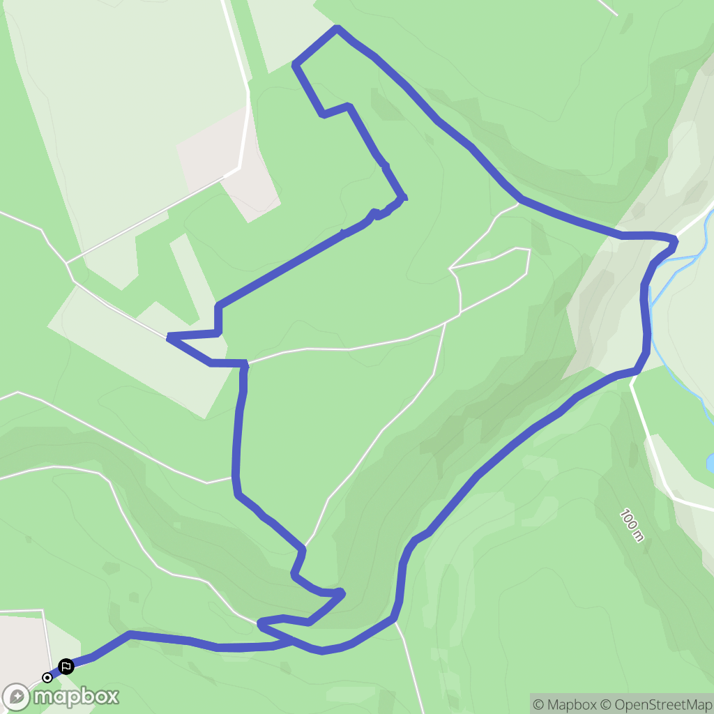 Sacquenville : carte du parcours de randonnée - France