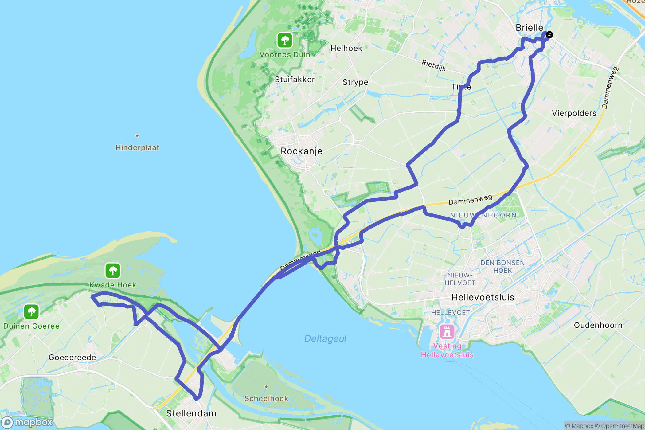 Brielle: routekaart voor buitenactiviteiten - Netherlands