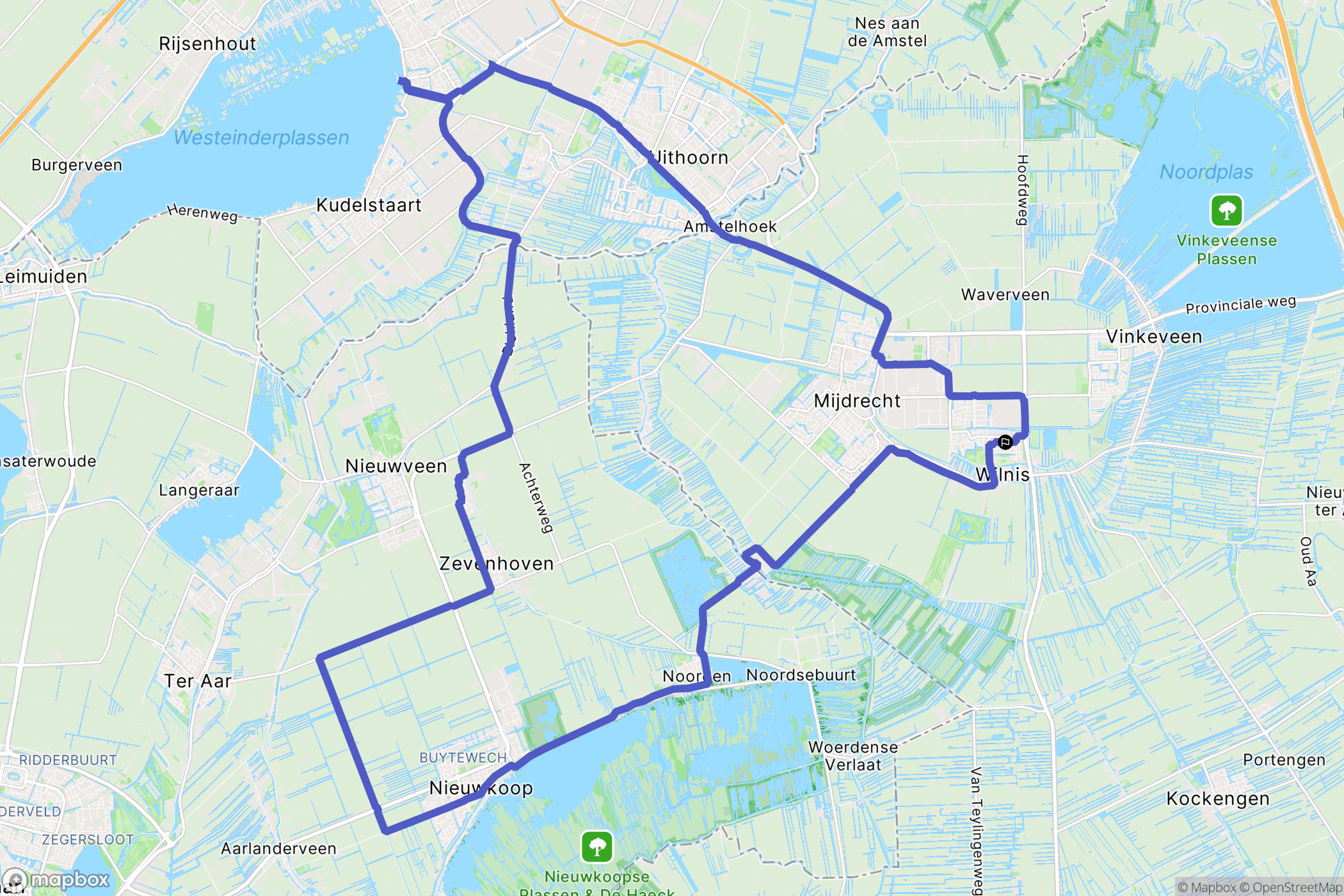 Wilnis: routekaart voor buitenactiviteiten - Netherlands