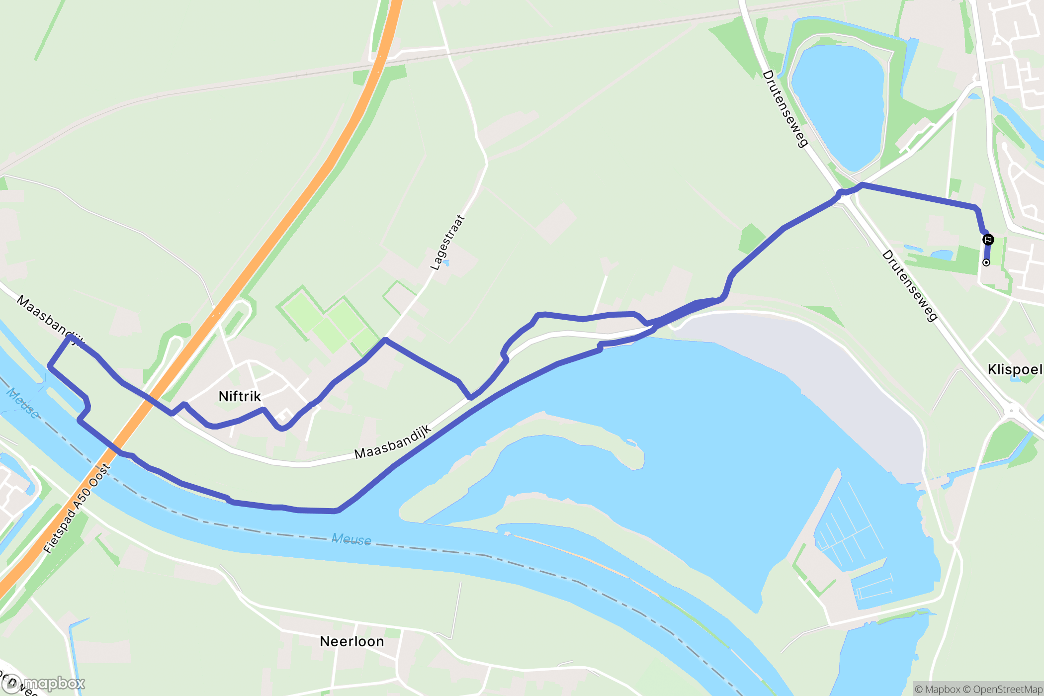 Wijchen: routekaart voor buitenactiviteiten - Netherlands