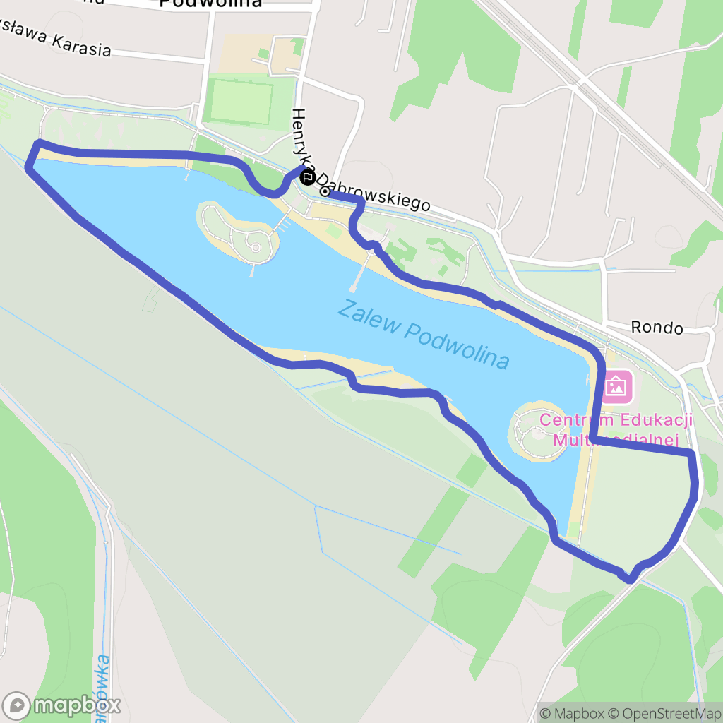 Nisko: mapa trasy - Poland