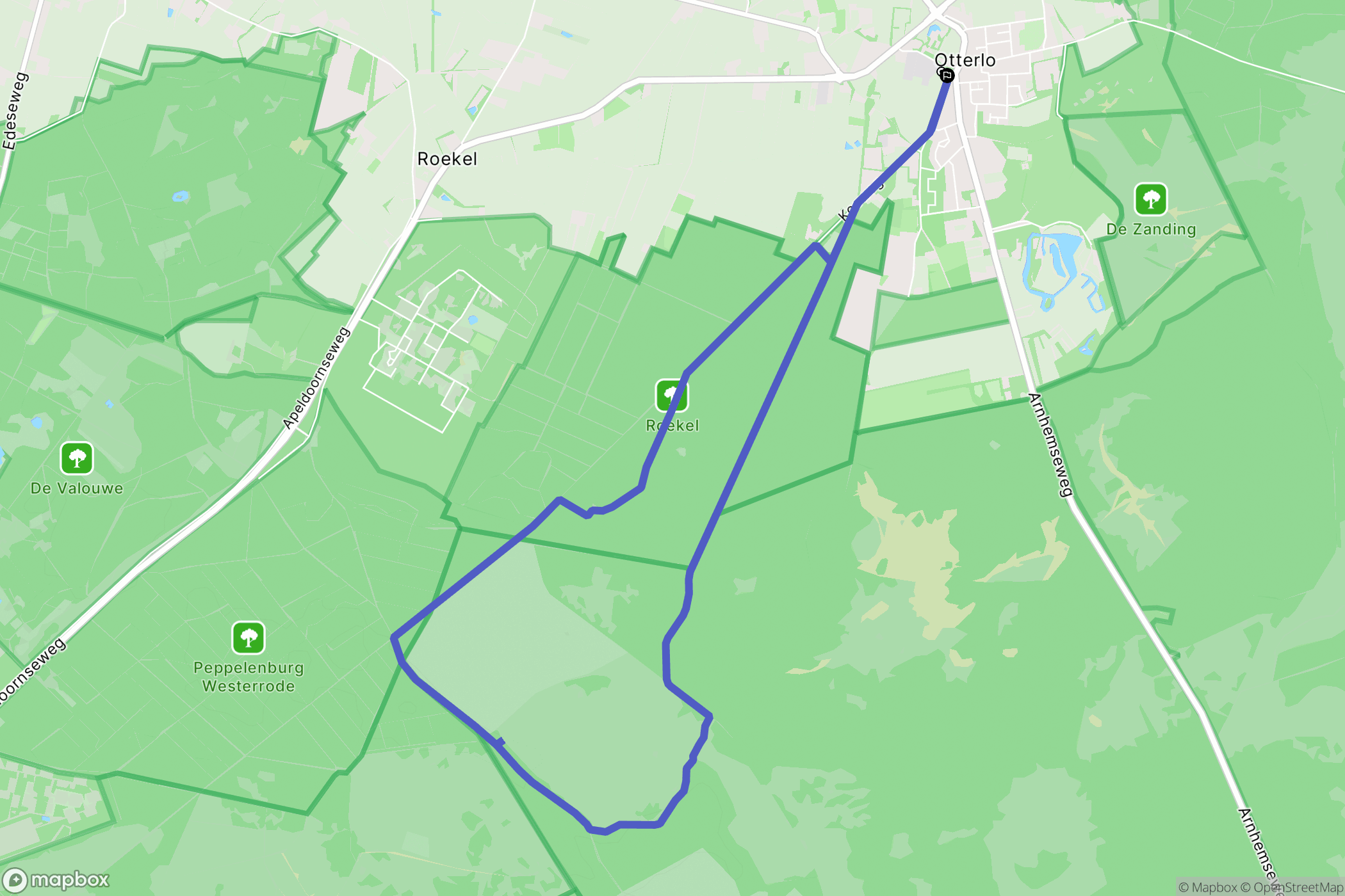 Otterlo: routekaart voor buitenactiviteiten - Netherlands
