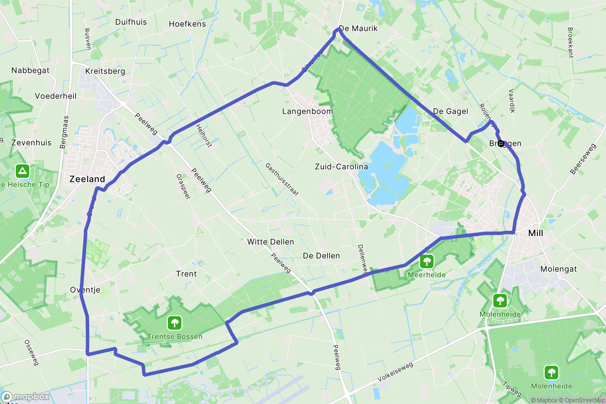 Mill: routekaart voor buitenactiviteiten - Netherlands