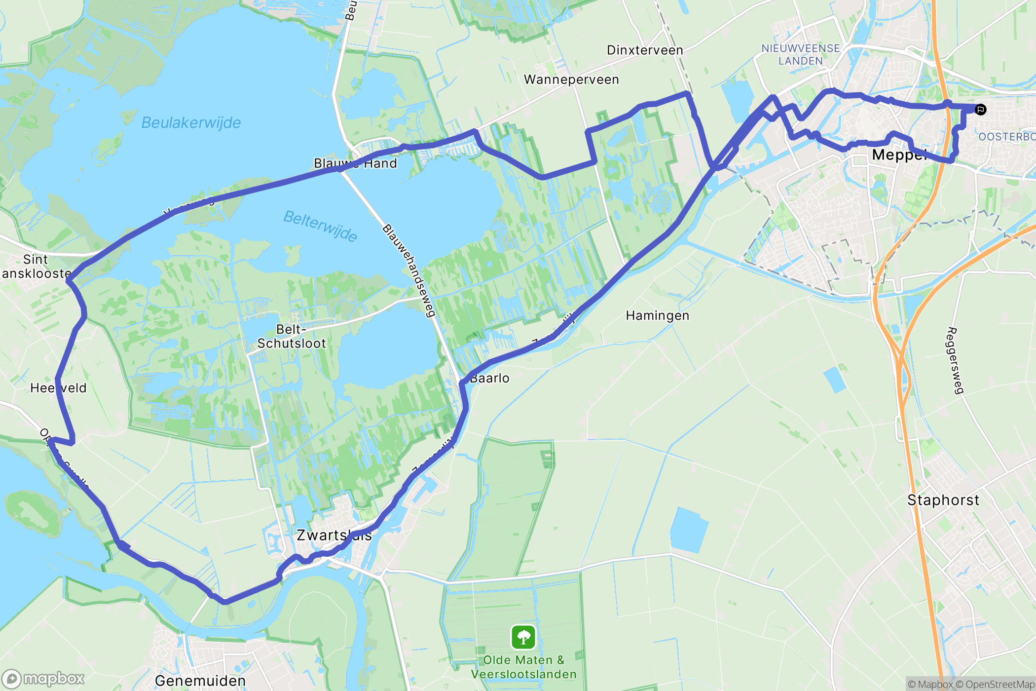 Meppel: routekaart voor buitenactiviteiten - Netherlands