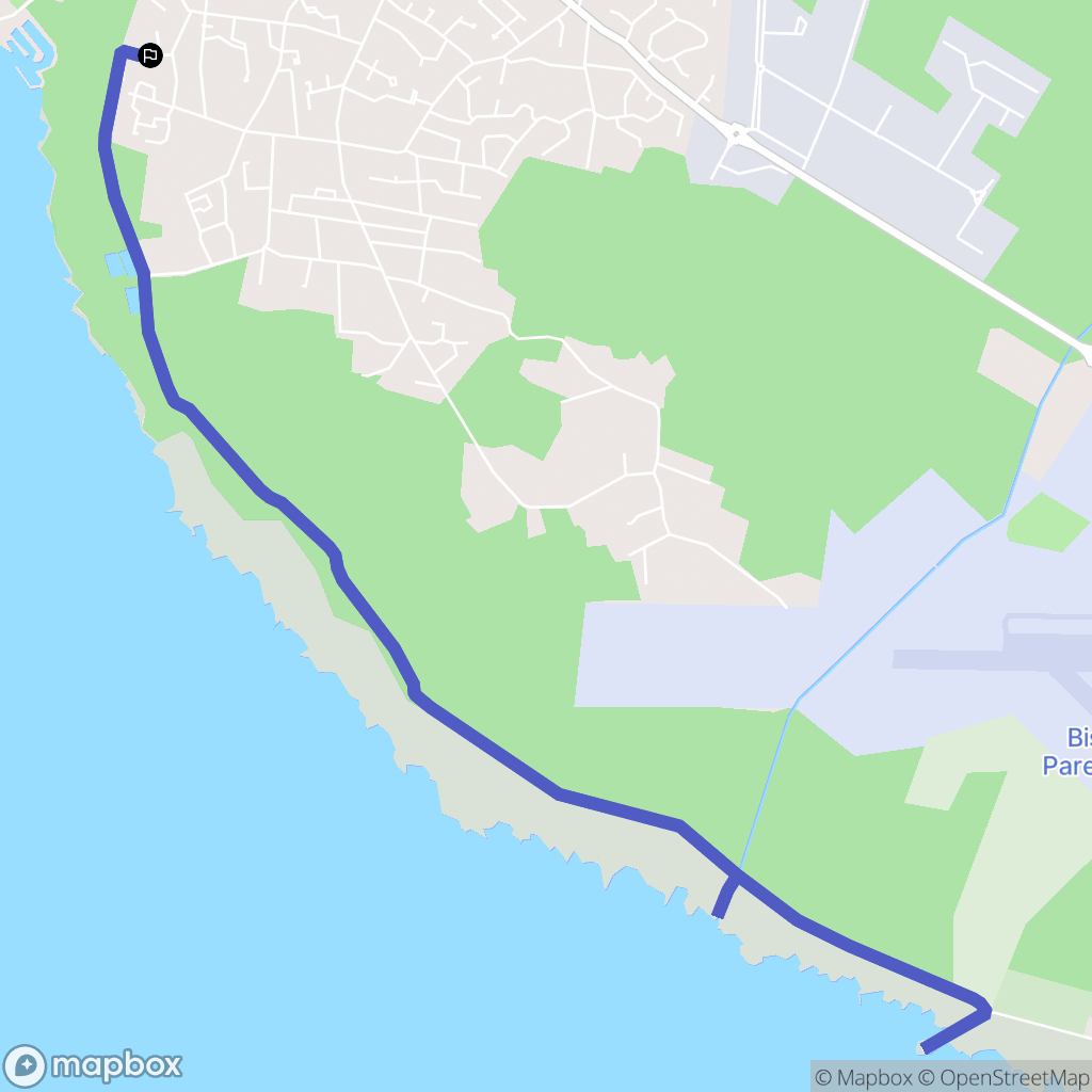 Biscarrosse : carte du parcours de randonnée - France