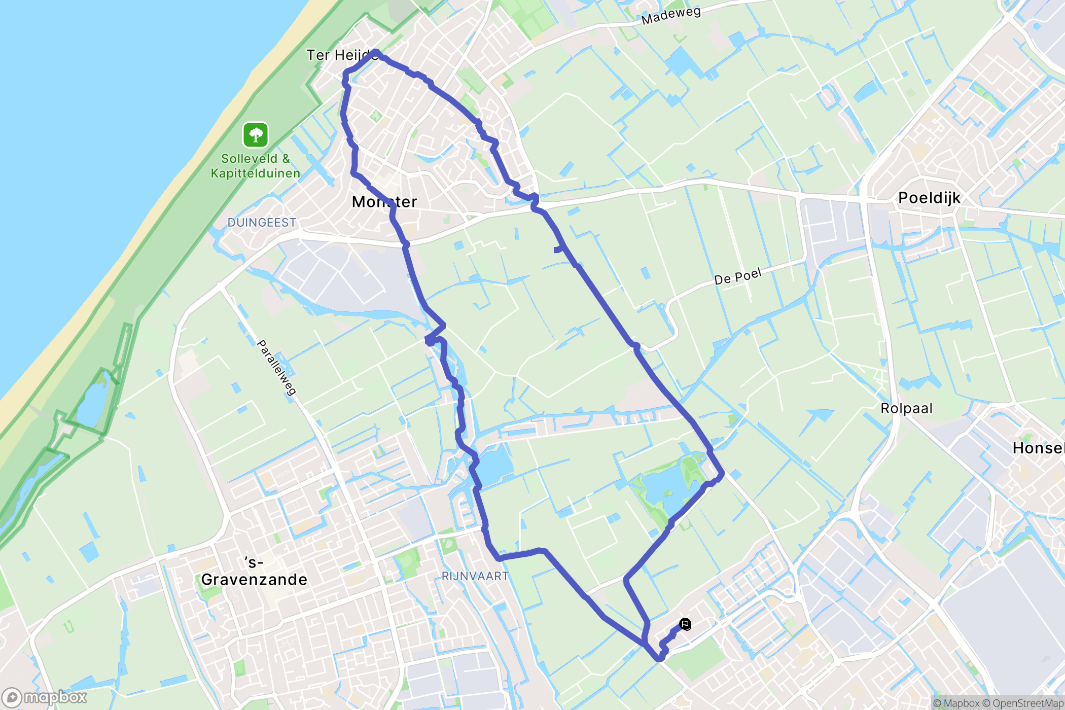 Naaldwijk: routekaart voor buitenactiviteiten - Netherlands