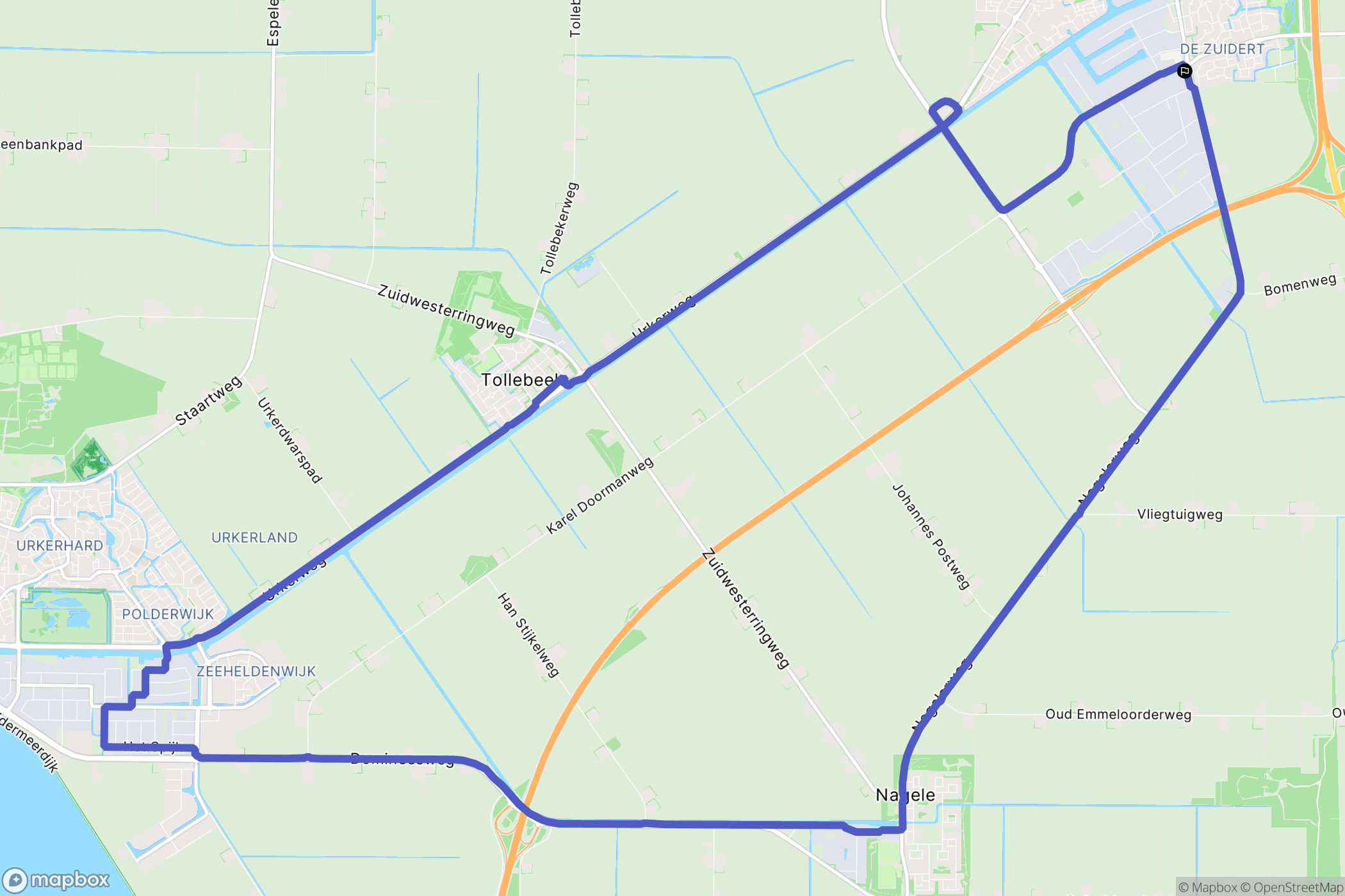 Emmeloord: routekaart voor buitenactiviteiten - Netherlands