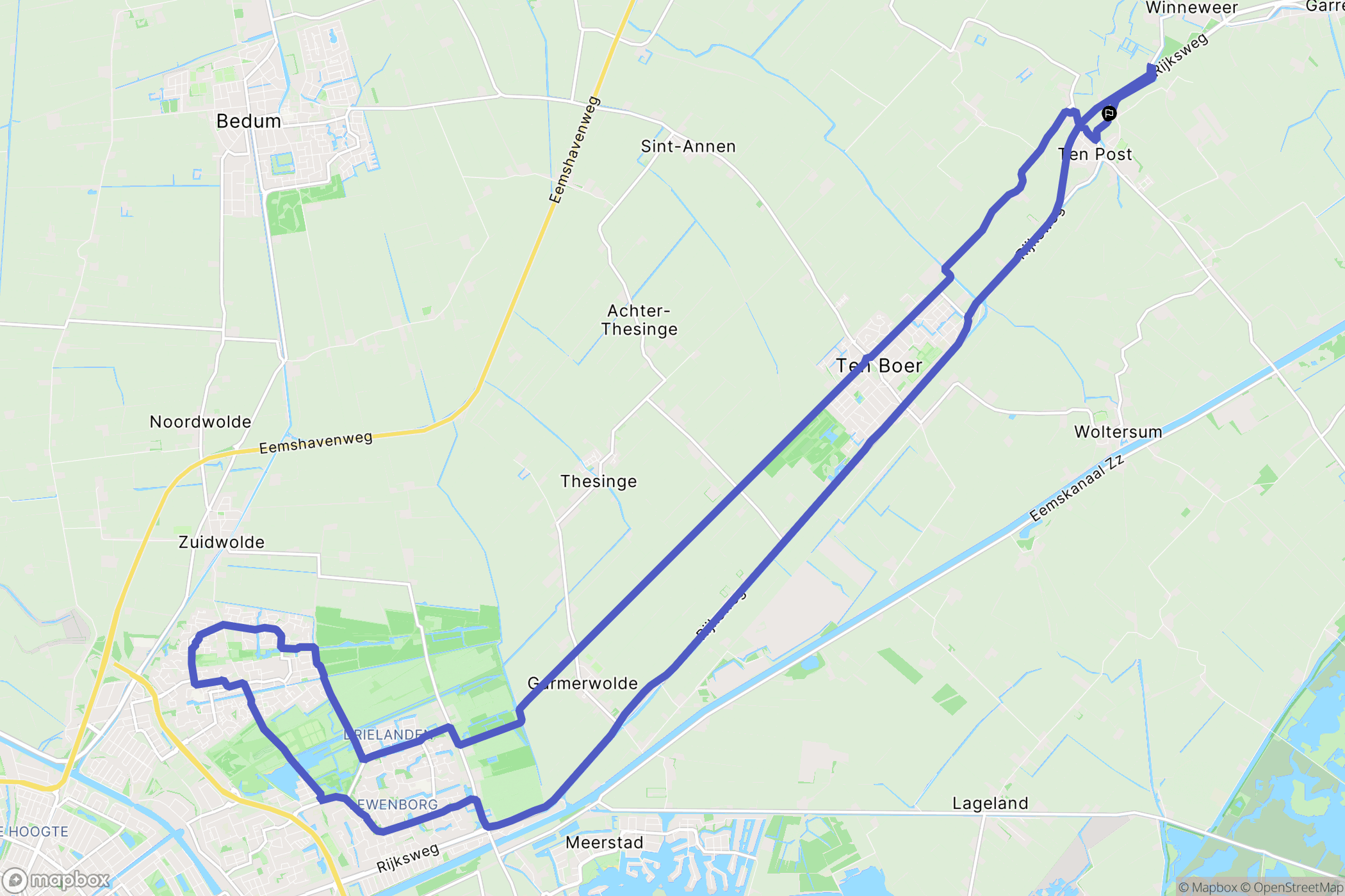 Ten Post: routekaart voor buitenactiviteiten - Netherlands