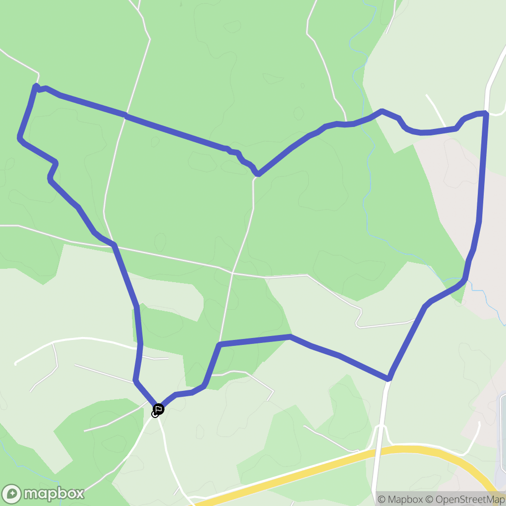 Bégaar : carte du parcours de randonnée - France