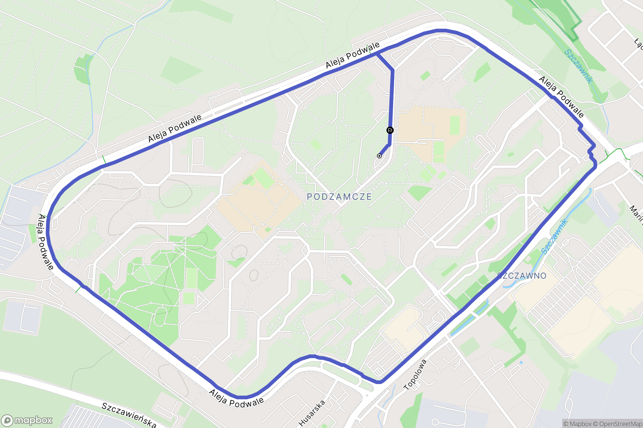 Wałbrzych: mapa trasy - Poland